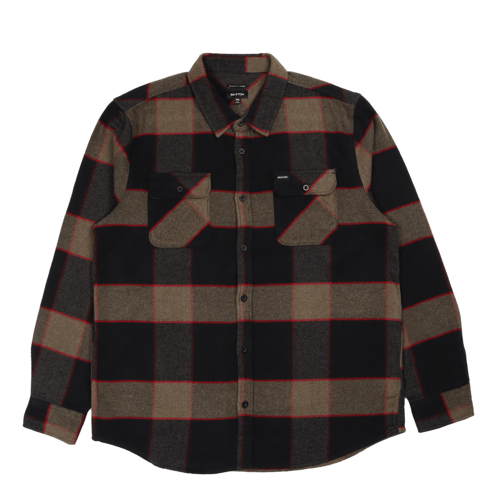 Bowery L/s Flannel Black/charcoal
