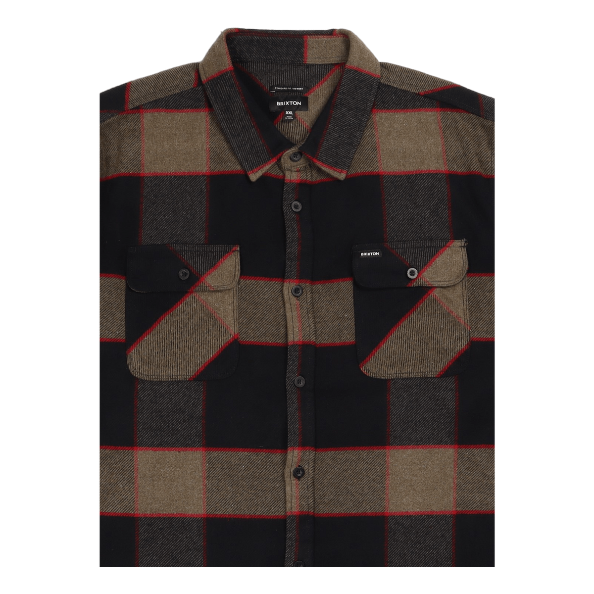 Bowery L/s Flannel Black/charcoal
