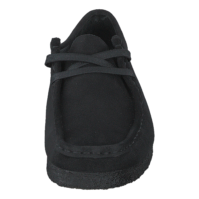 Wallabee Black Suede