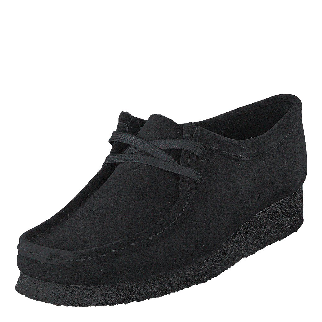 Wallabee Black Suede