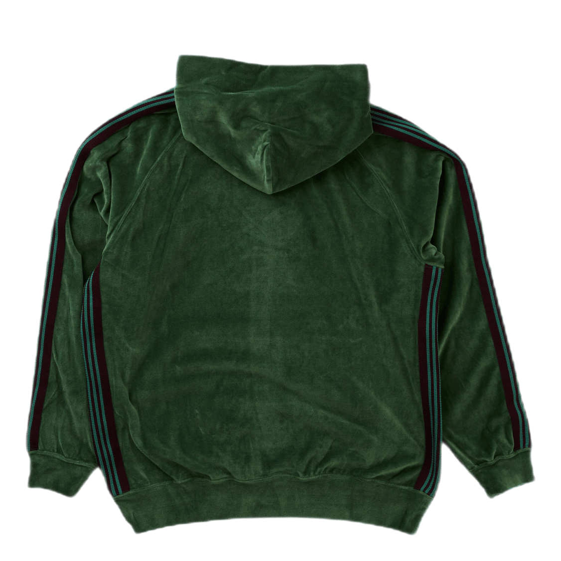 Track Hoody - C/pe Velour Green