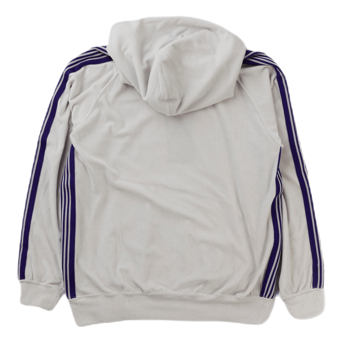 Track Hoody - C/pe Velour White