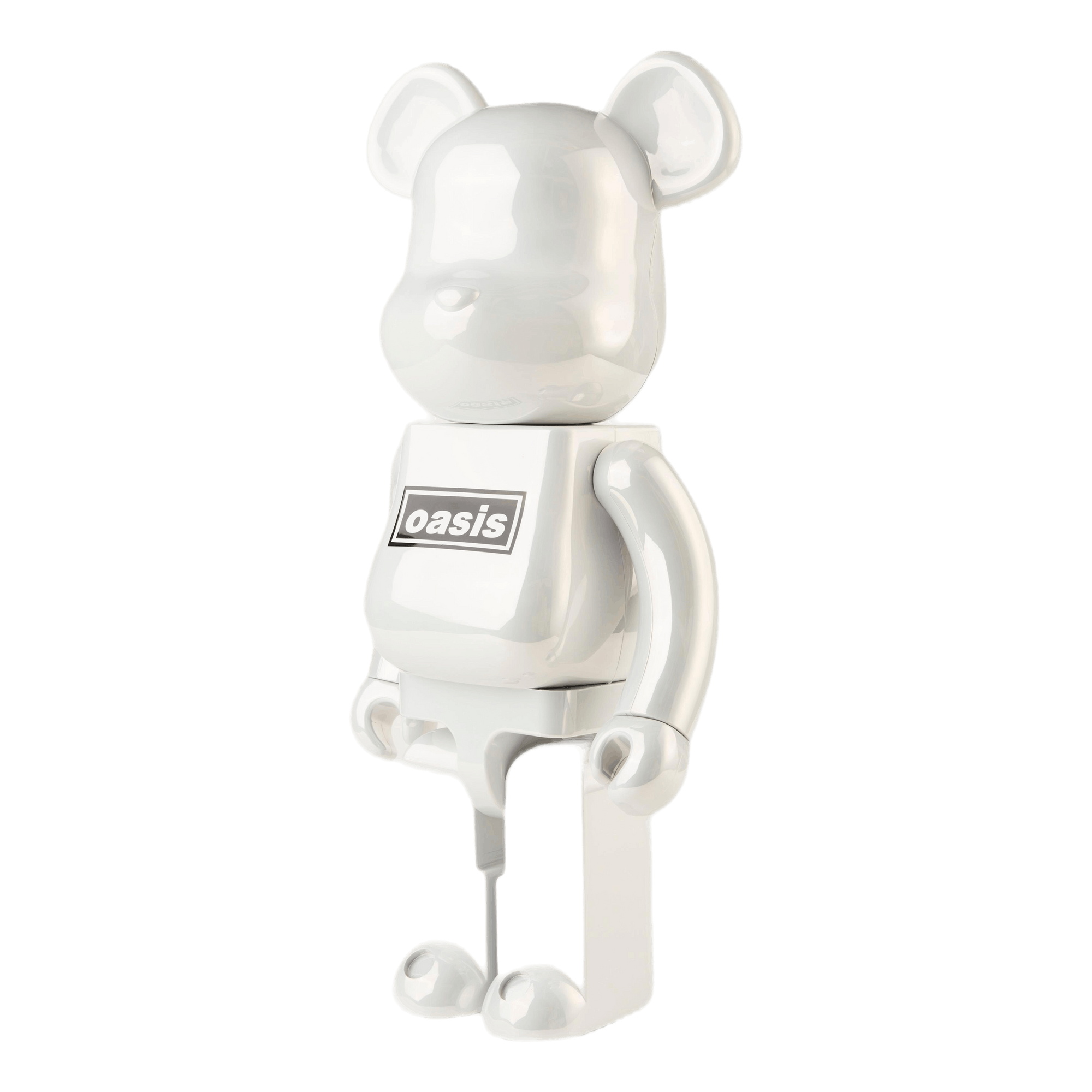 Be@rbrick Oasis Chrome 1000% White