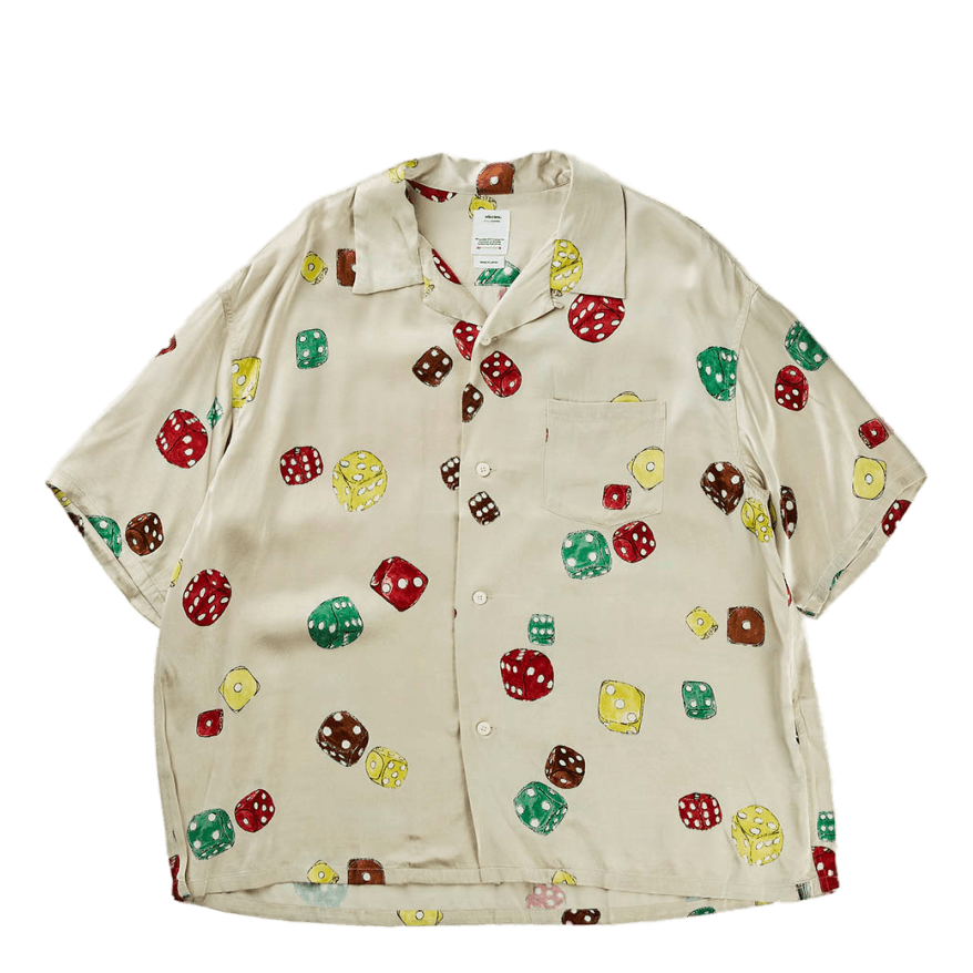 Visvim Wallis Shirt S/s Dice White - Caliroots.com