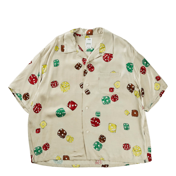 Visvim Wallis Shirt S/s Dice White - Caliroots.com