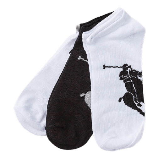 Big Pony Sock 3-Pack White