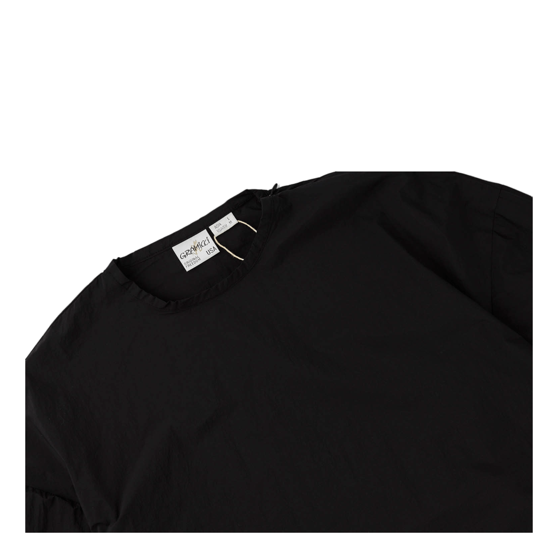 Packable Camp L/s Tee Black