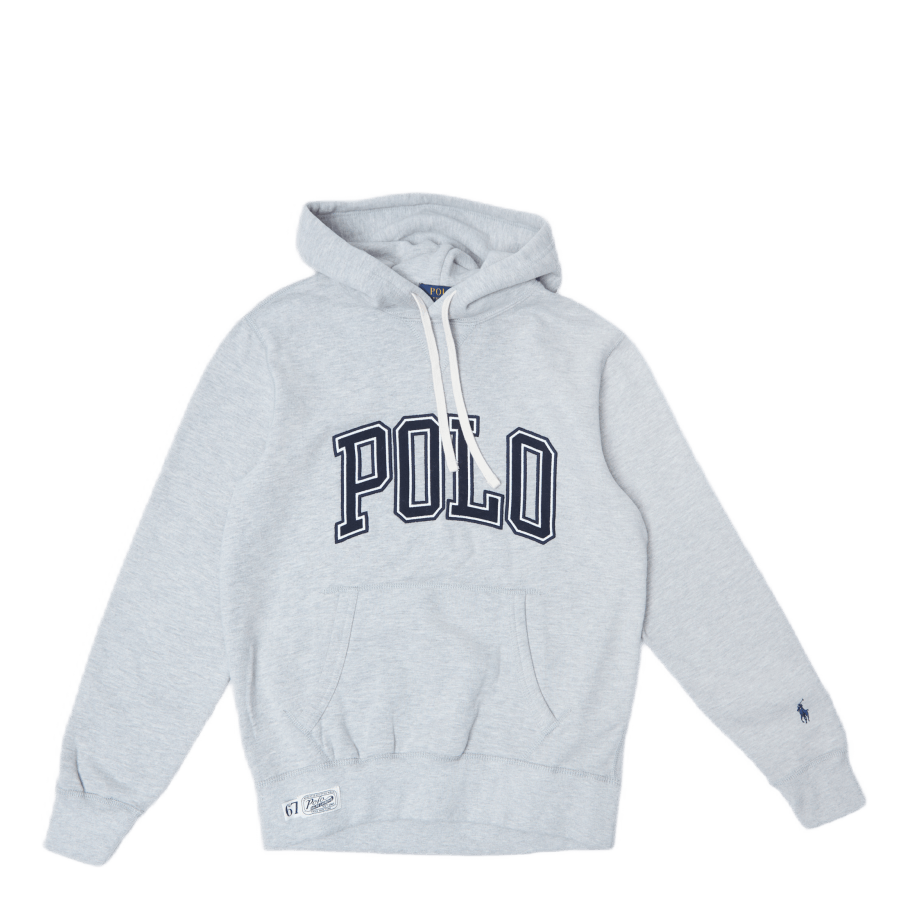 Logo Fleece Hoodie Grey Htr