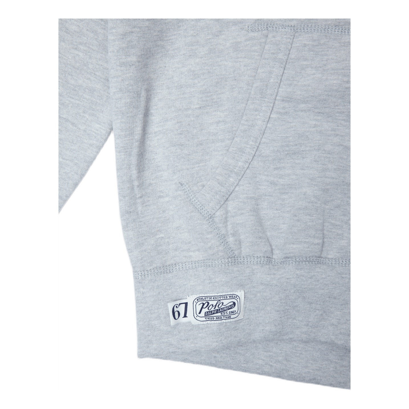 Logo Fleece Hoodie Grey Htr