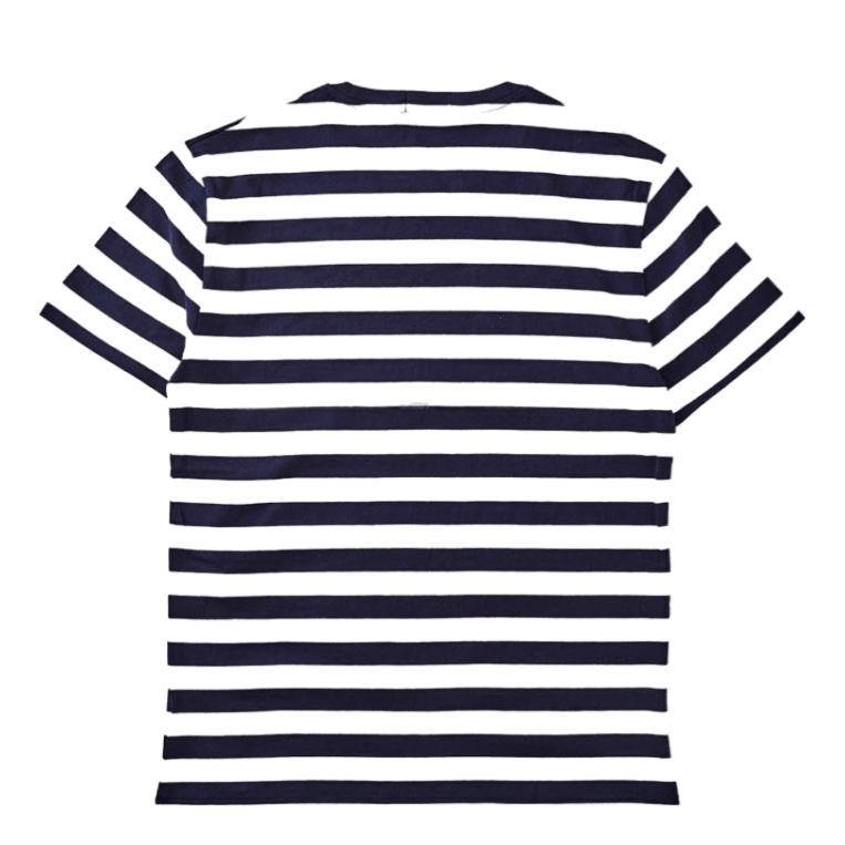 Custom Slim Fit Striped Jersey T-Shirt