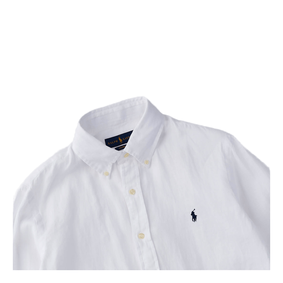 Custom Fit Linen Shirt White