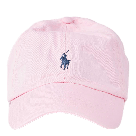 Cotton Chino Baseball Cap Carmel Pink  / Jewel Blue