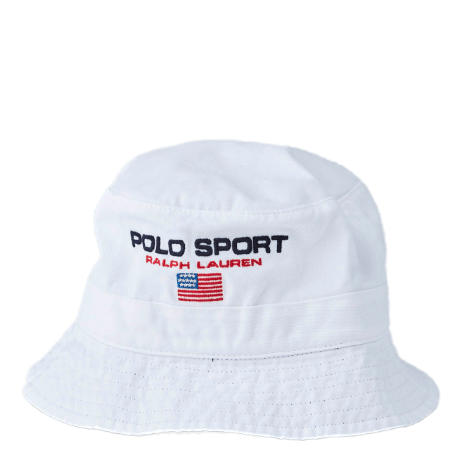 Polo Sport Chino Bucket Hat White