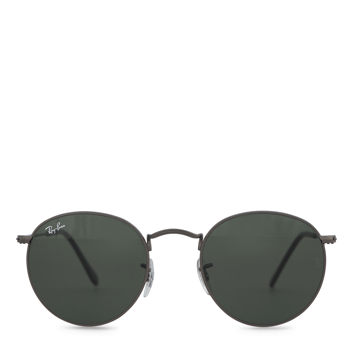 Round Metal Matte Gunmetal