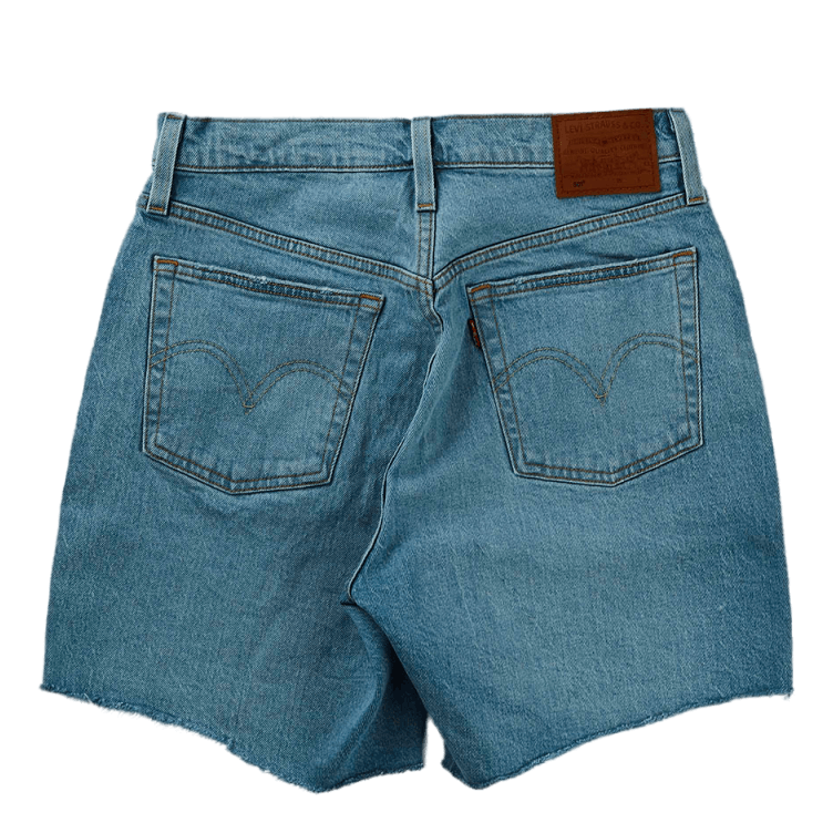 501 Mid Thigh Short Tango Crus Light Indigo - Worn In