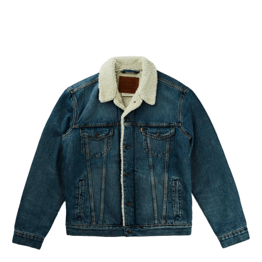 Type 3 Sherpa Trucker Fable Sh Med Indigo - Worn In