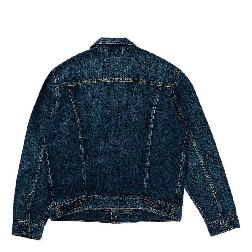 The Trucker Jacket Mayze Truck Med Indigo - Worn In