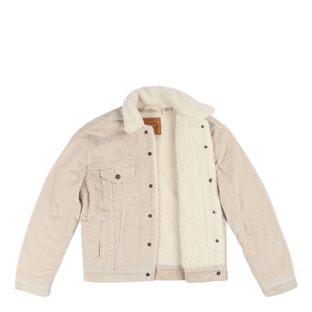 Exbf Sherpa Trucker Pebble Cem Neutrals