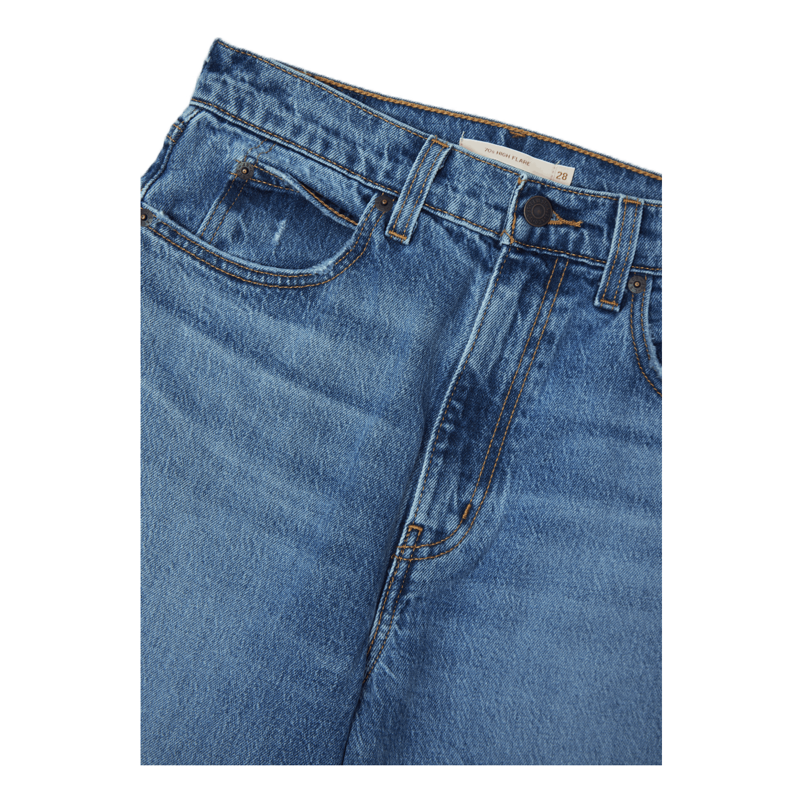 70s High Flare Sonoma Walks Dark Indigo - Worn In