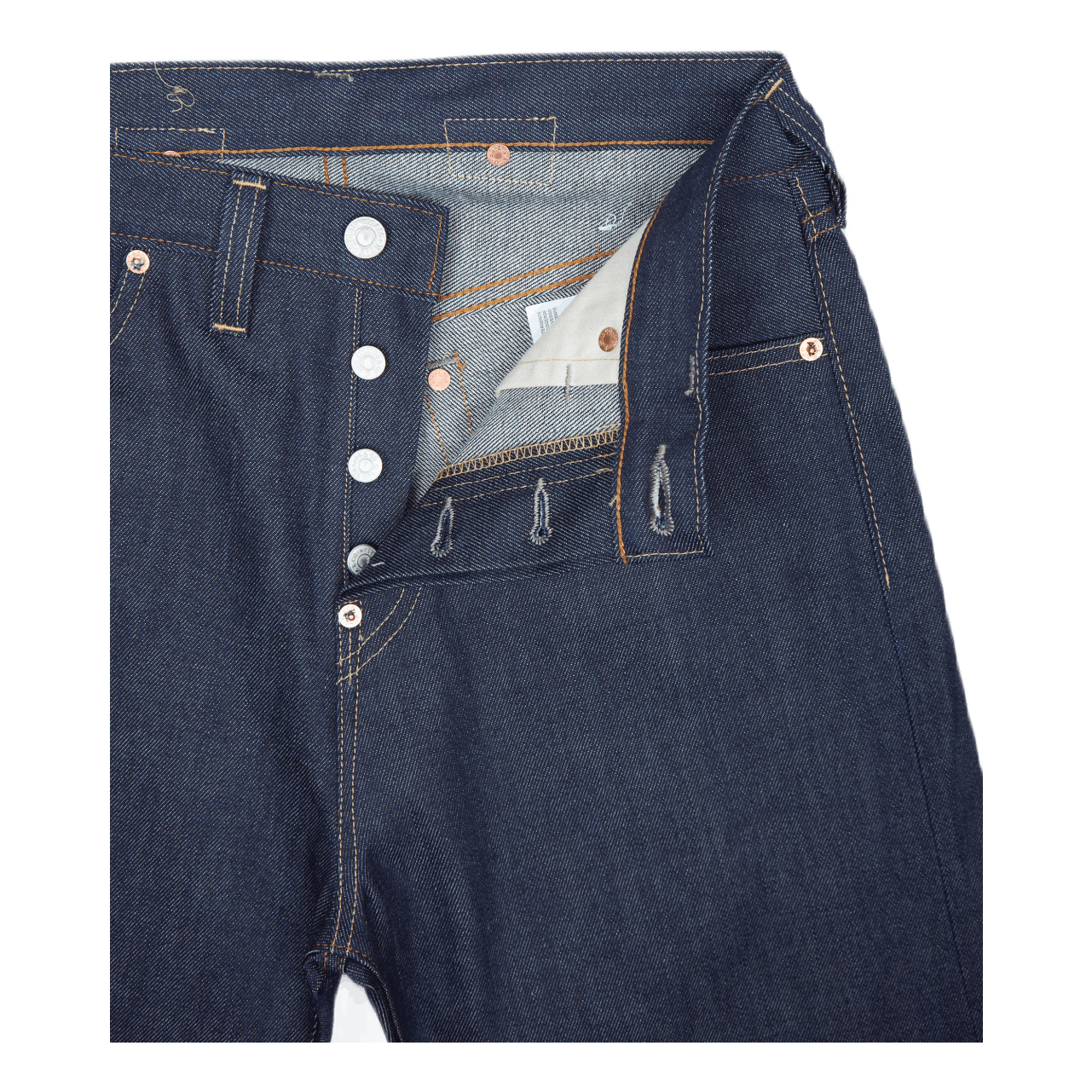 1937 501 Jeans 37 Rigid V2 Dark Indigo - Flat Finish