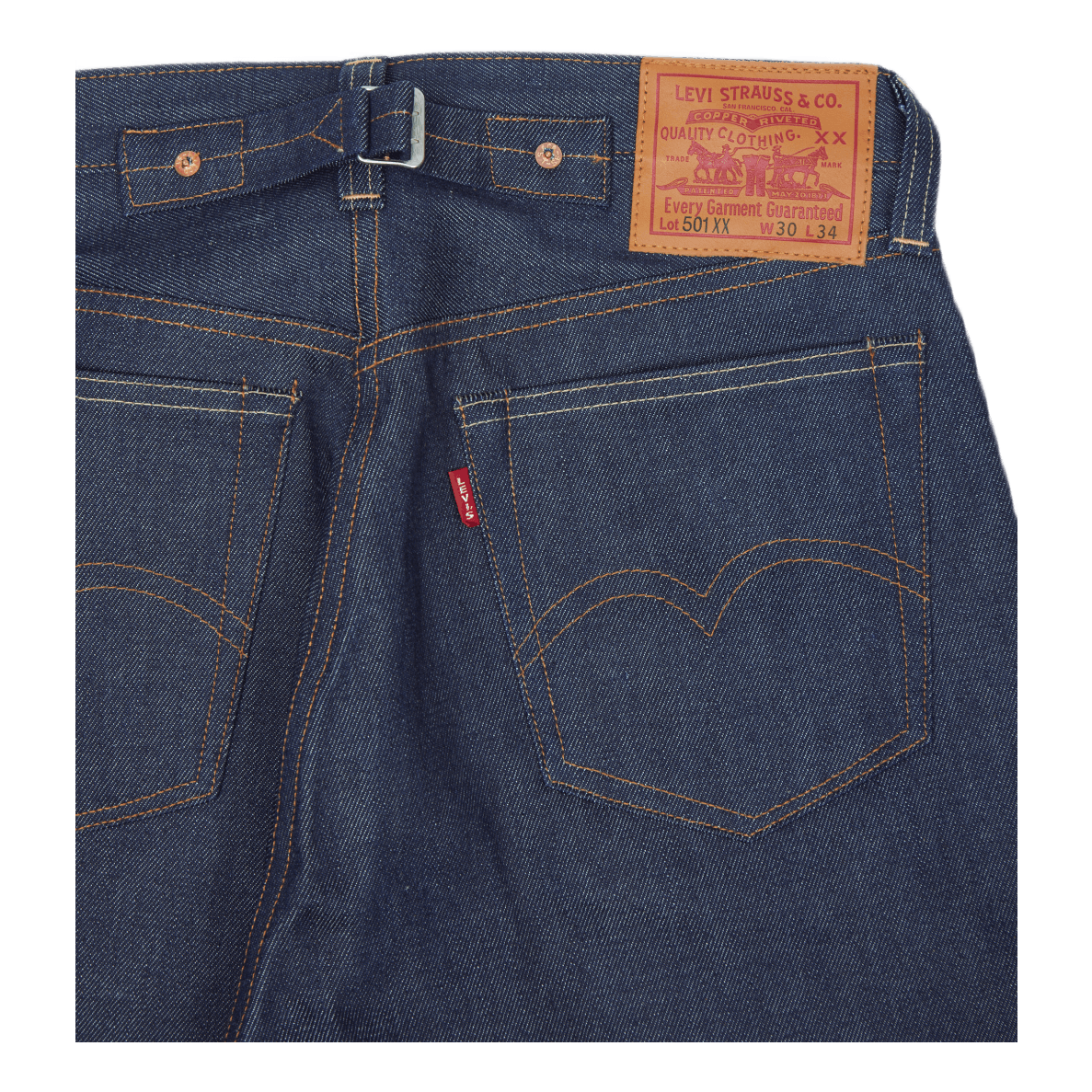 1937 501 Jeans 37 Rigid V2 Dark Indigo - Flat Finish