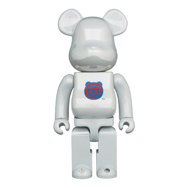 BE@RBRICK 1st Model White Chrome 400%