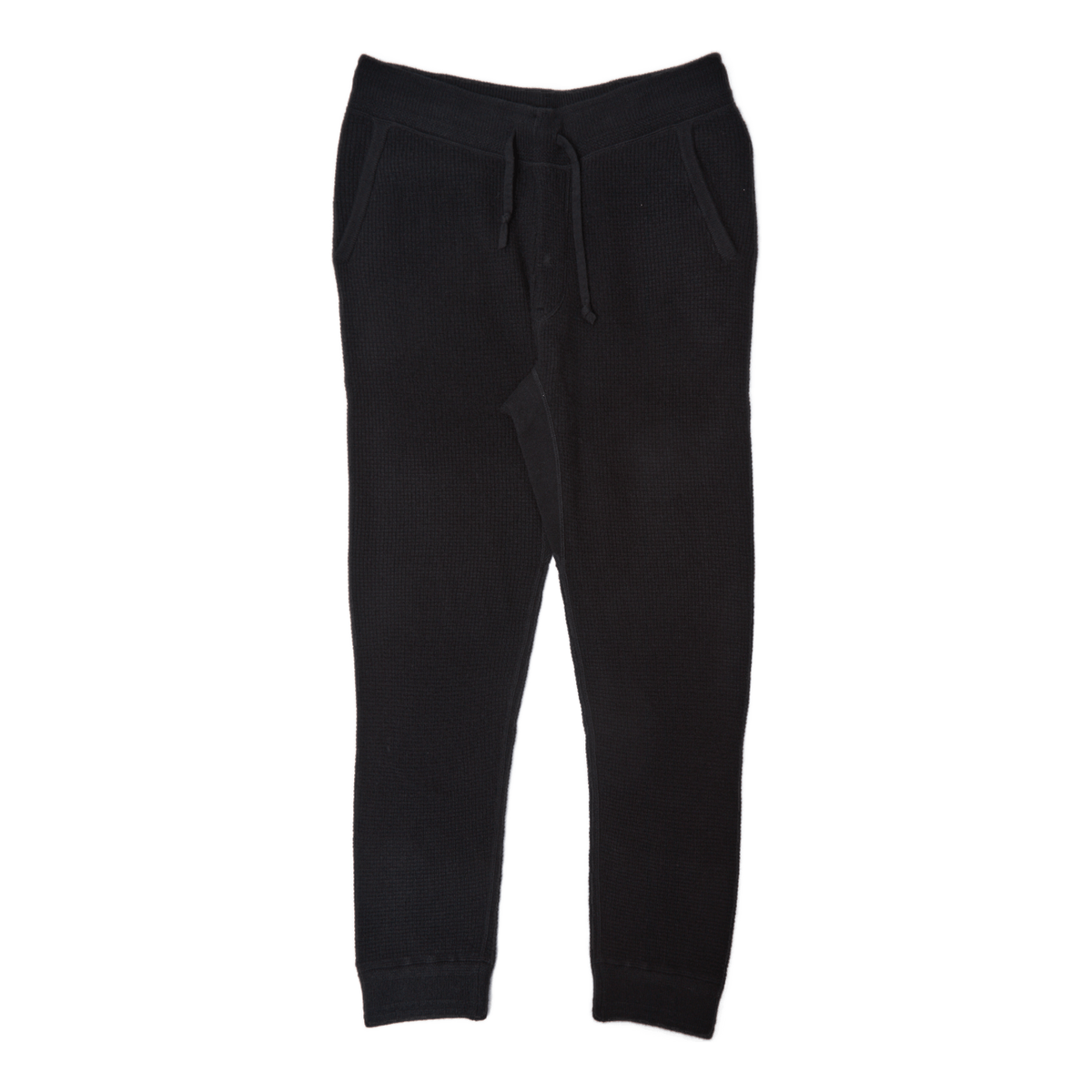 Washable Cashmere Jogger Pant Black