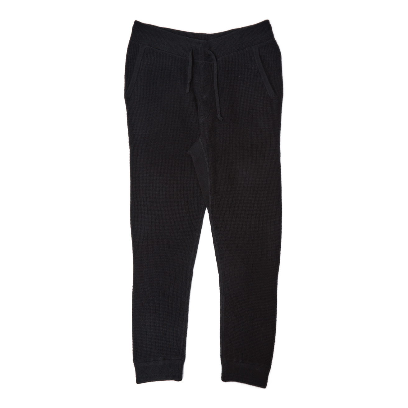 Washable Cashmere Jogger Pant Black