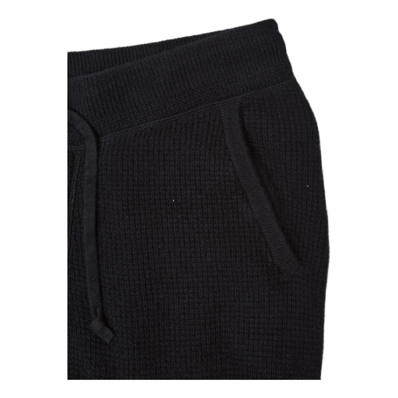 Washable Cashmere Jogger Pant Black