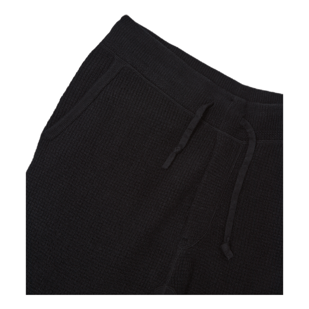 Washable Cashmere Jogger Pant Black