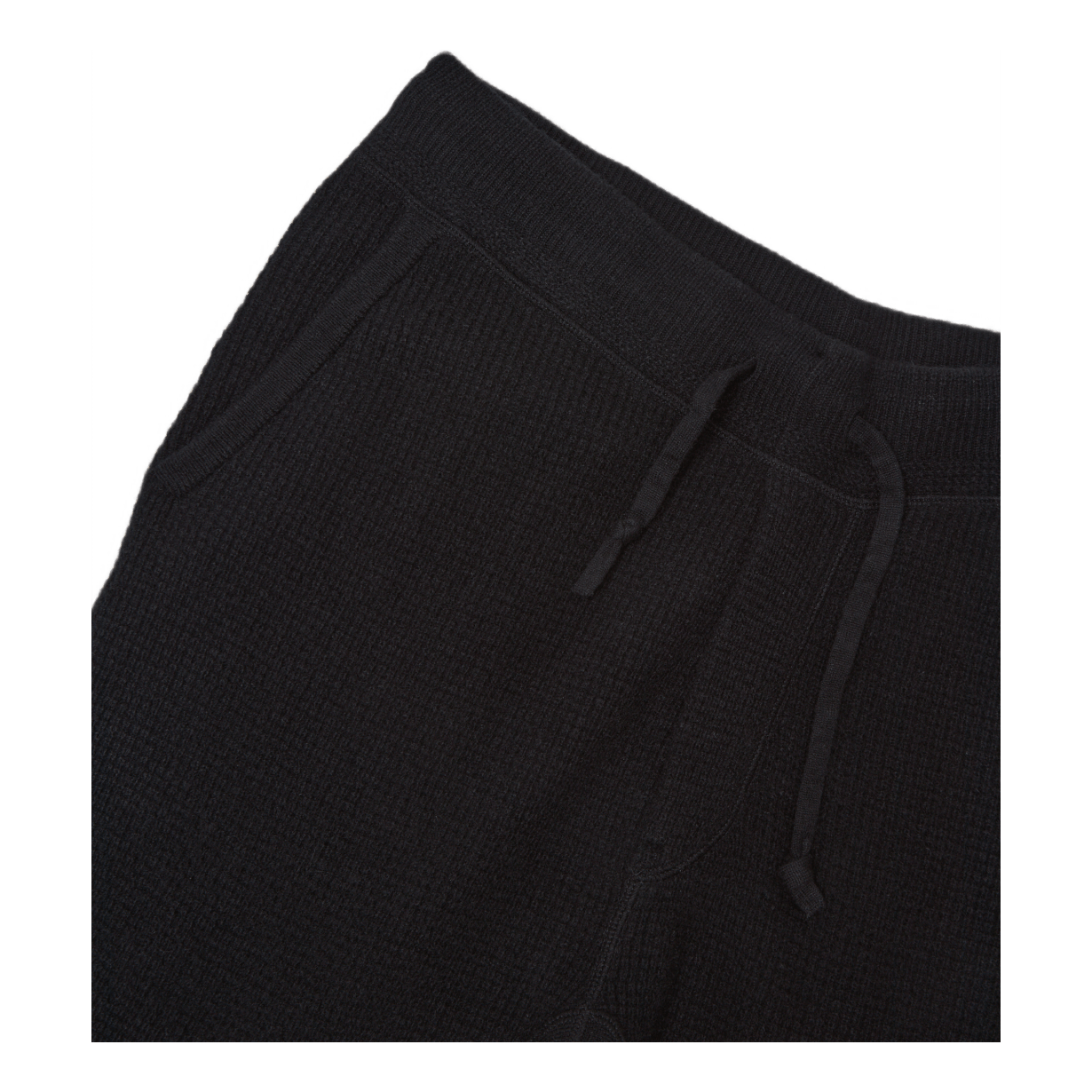 Washable Cashmere Jogger Pant Black