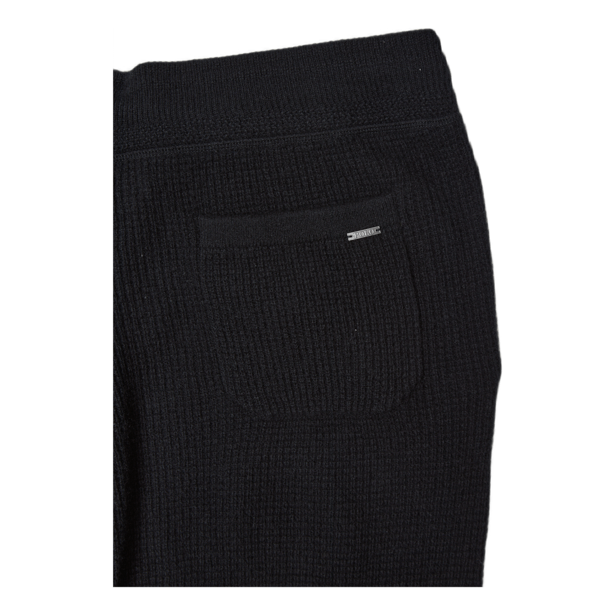 Washable Cashmere Jogger Pant Black