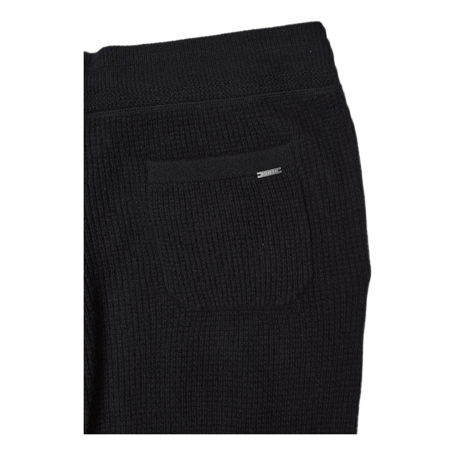 Washable Cashmere Jogger Pant Black