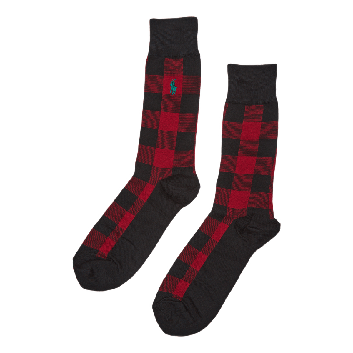 Buffalo Plaid Crew Sock Gift Set Rd/Grn/Gry