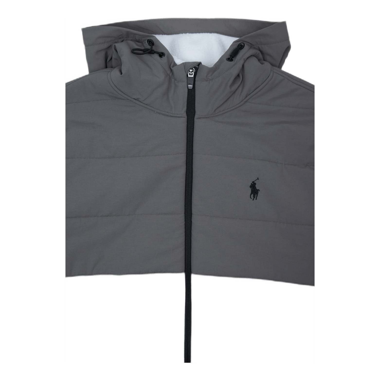 Polo Ralph Lauren Hybrid Full Zip Hoodie Grey Htr Caliroots