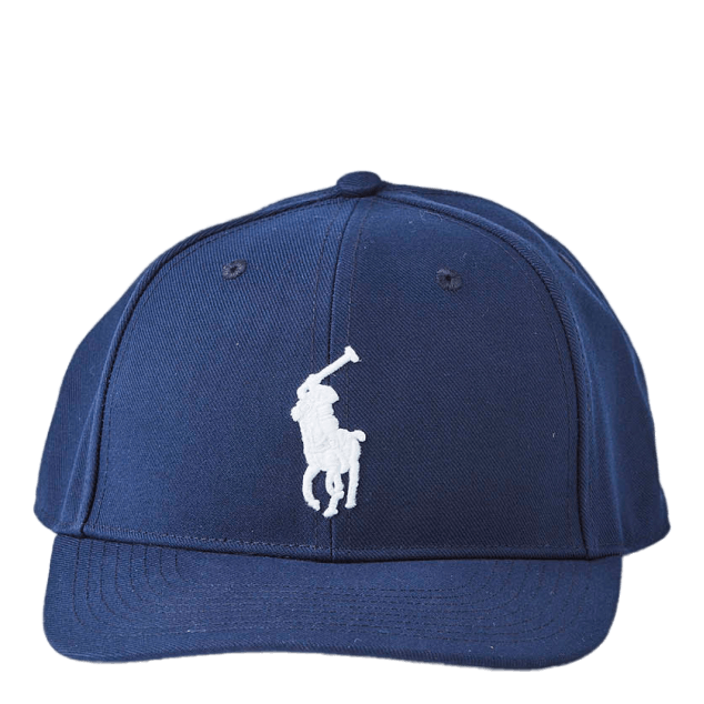 Twill High-Crown Ball Cap Navy