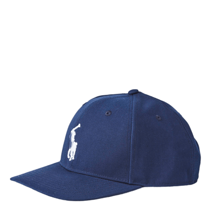 Twill High-Crown Ball Cap Navy