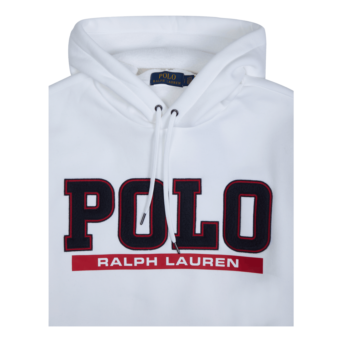 Double-Knit Fleece Hoodie White