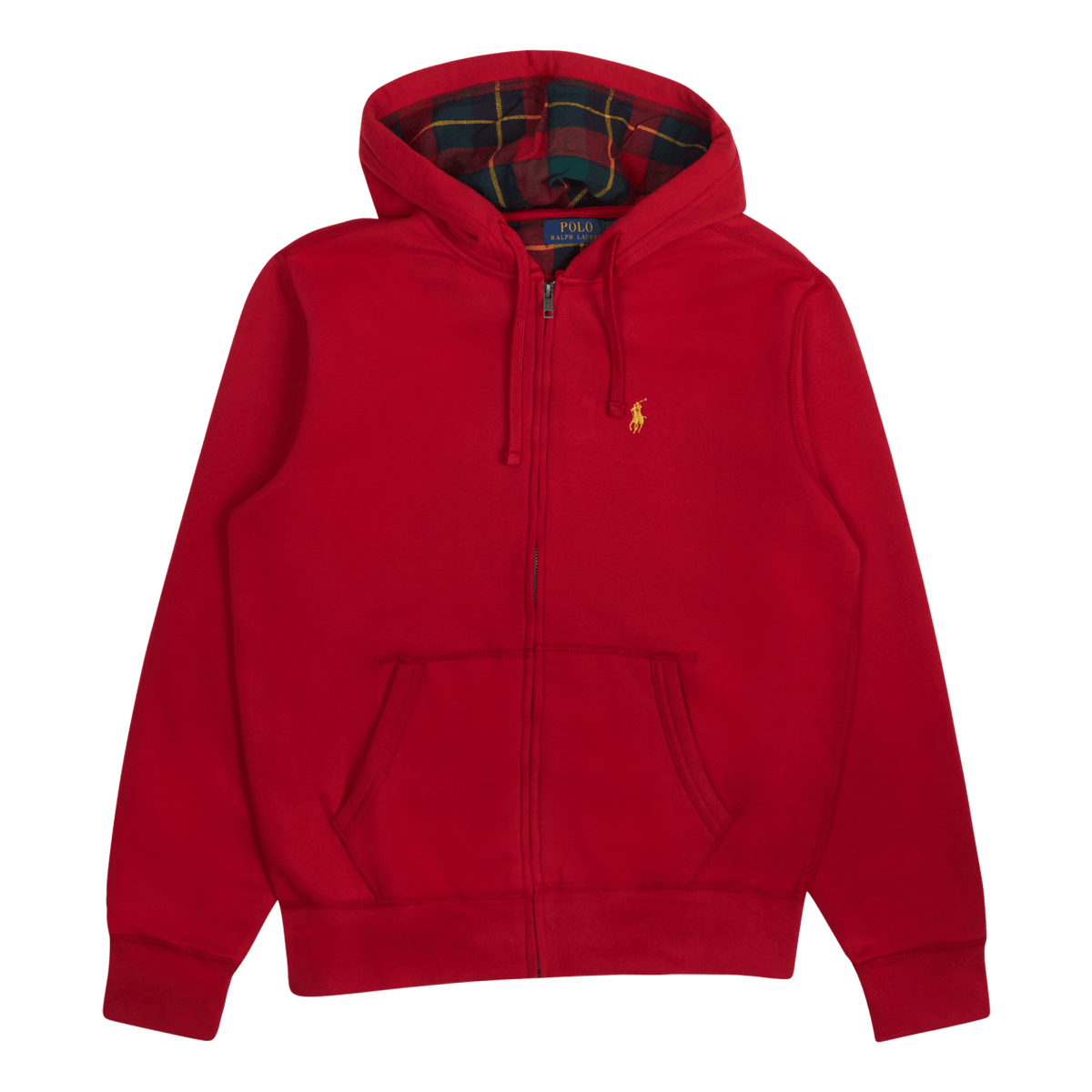 The RL Fleece Full-Zip Hoodie Red