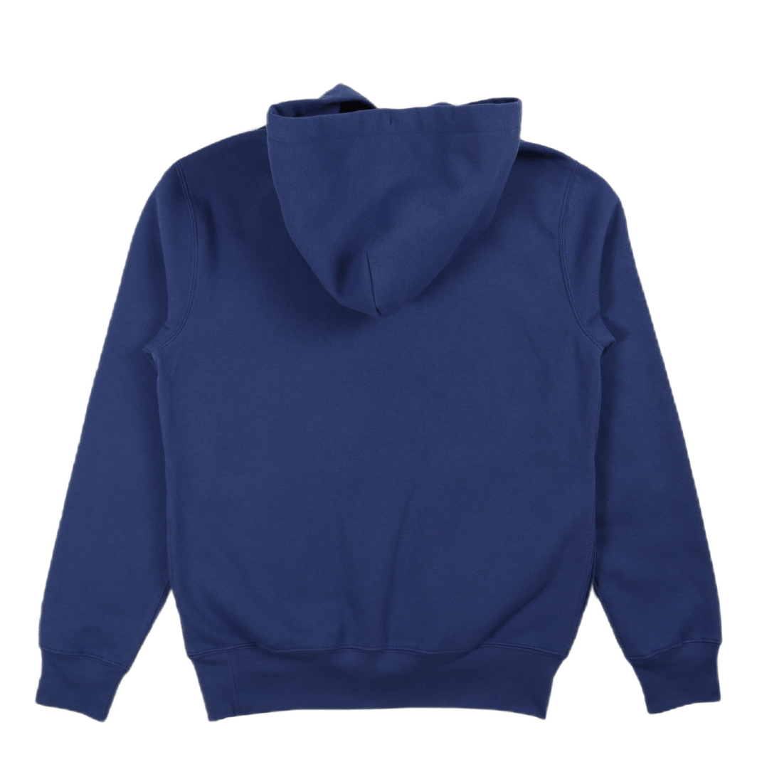 Polo Bear & Big Pony Fleece Hoodie Blue