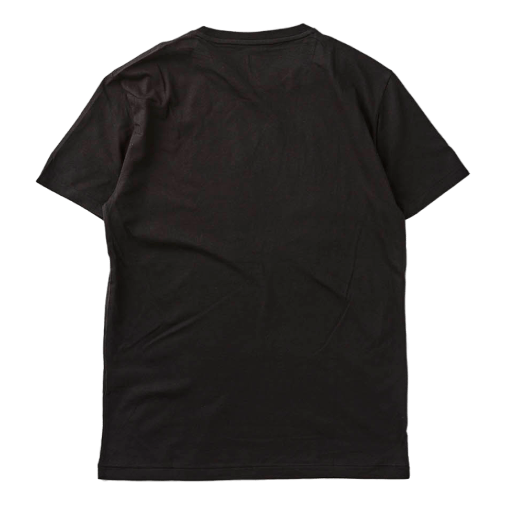 Custom Slim Fit Jersey Crewneck T-Shirt Polo Black