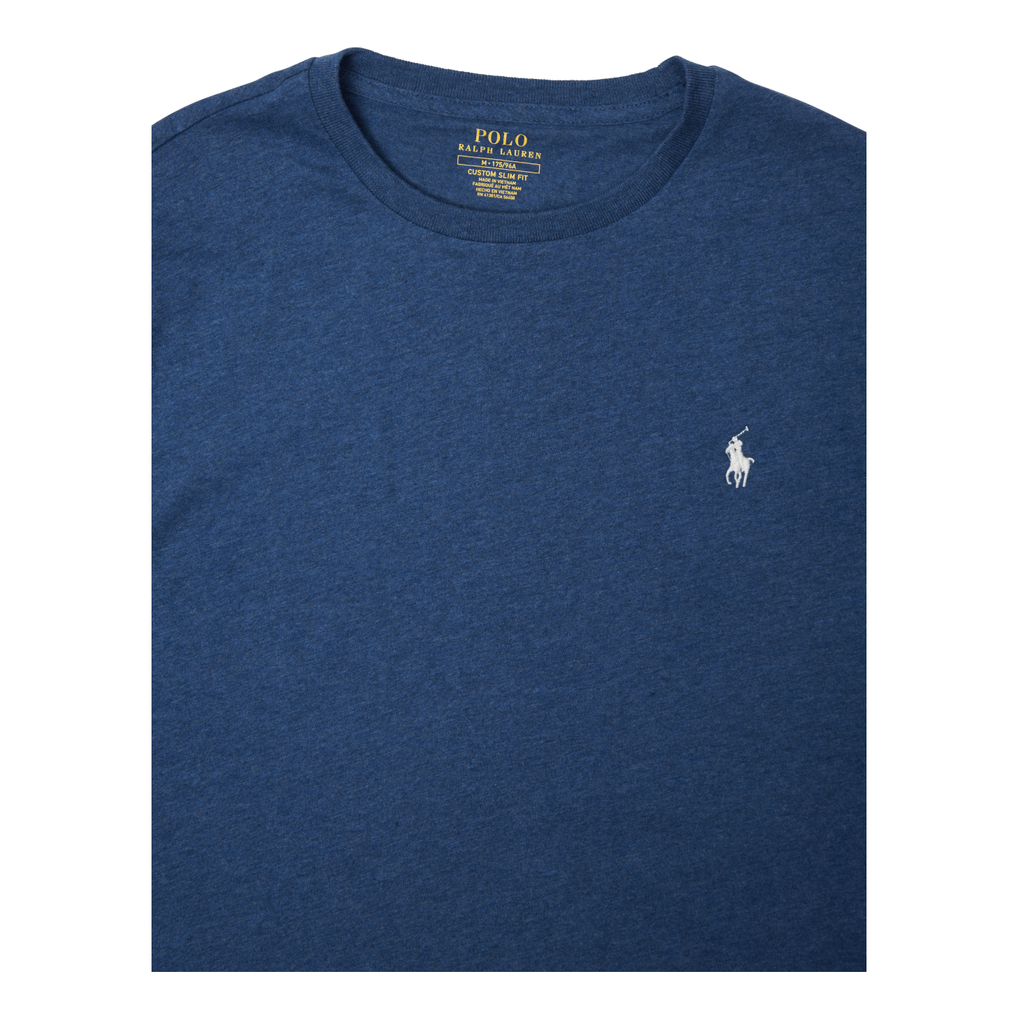 Custom Slim Fit Jersey Crewneck T-Shirt Blue Htr