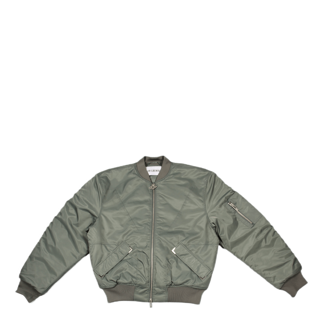 Bomber Cut Dusty Olive Grey