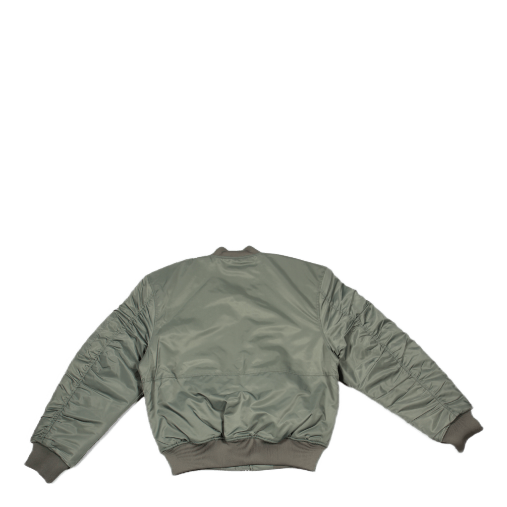 Bomber Cut Dusty Olive Grey