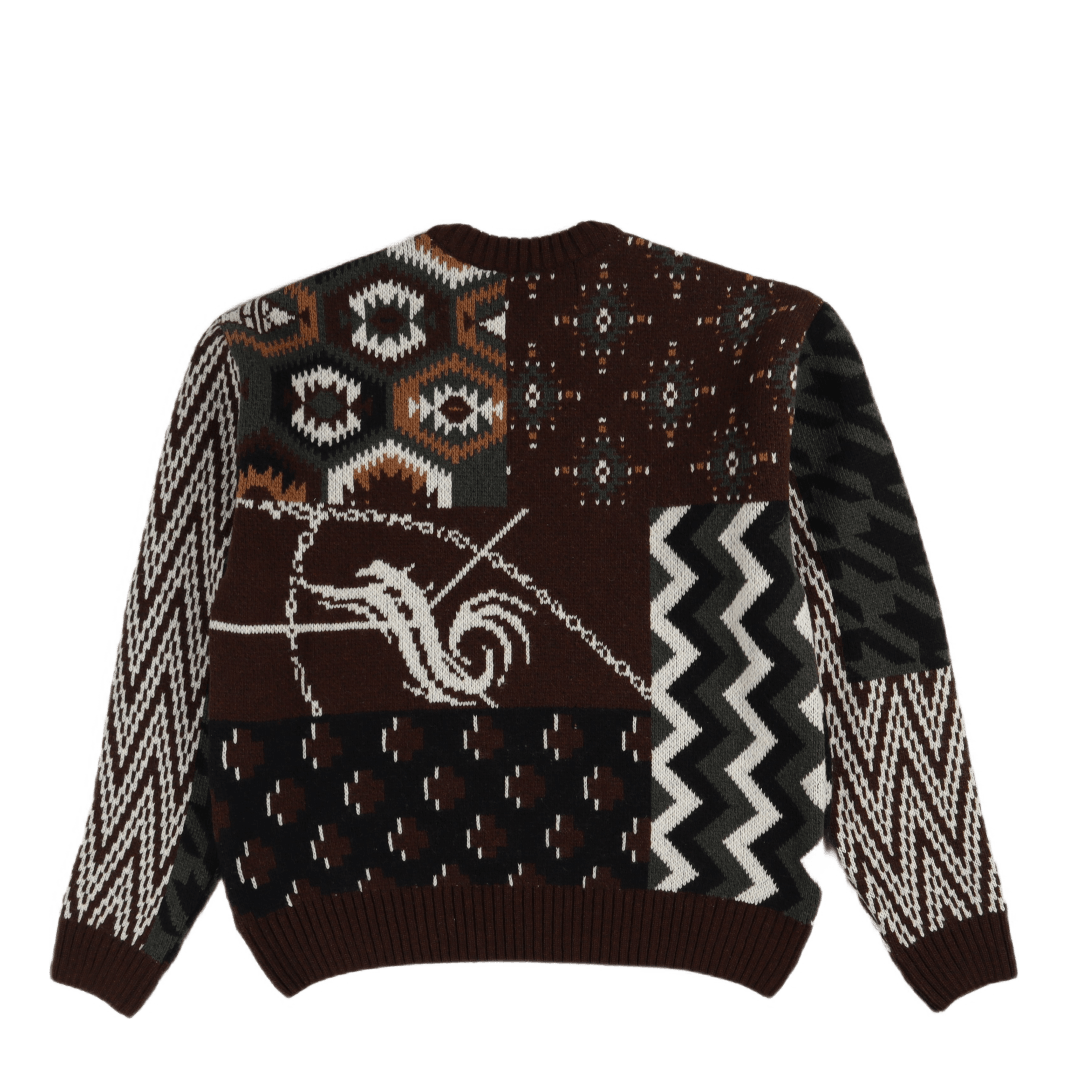 Bulky Vintage Knit Multi Colour