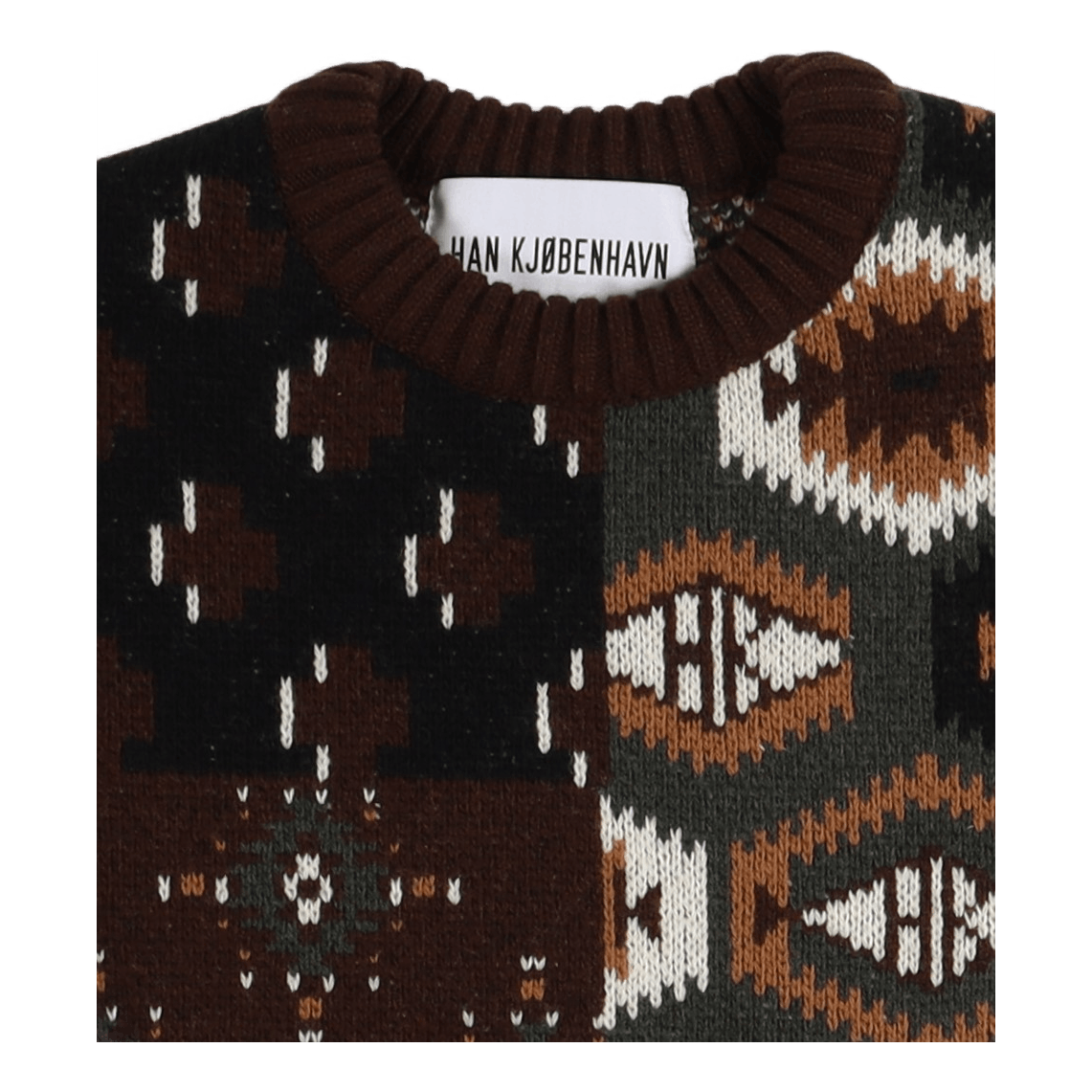 Bulky Vintage Knit Multi Colour