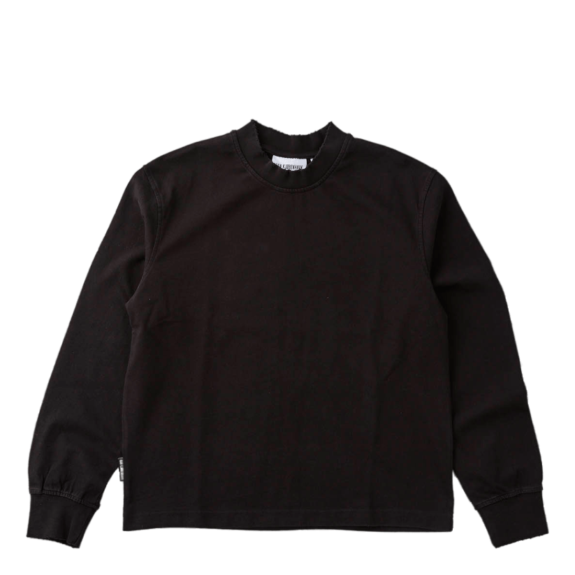 Distressed Tee Long Sleeve Distressed Black