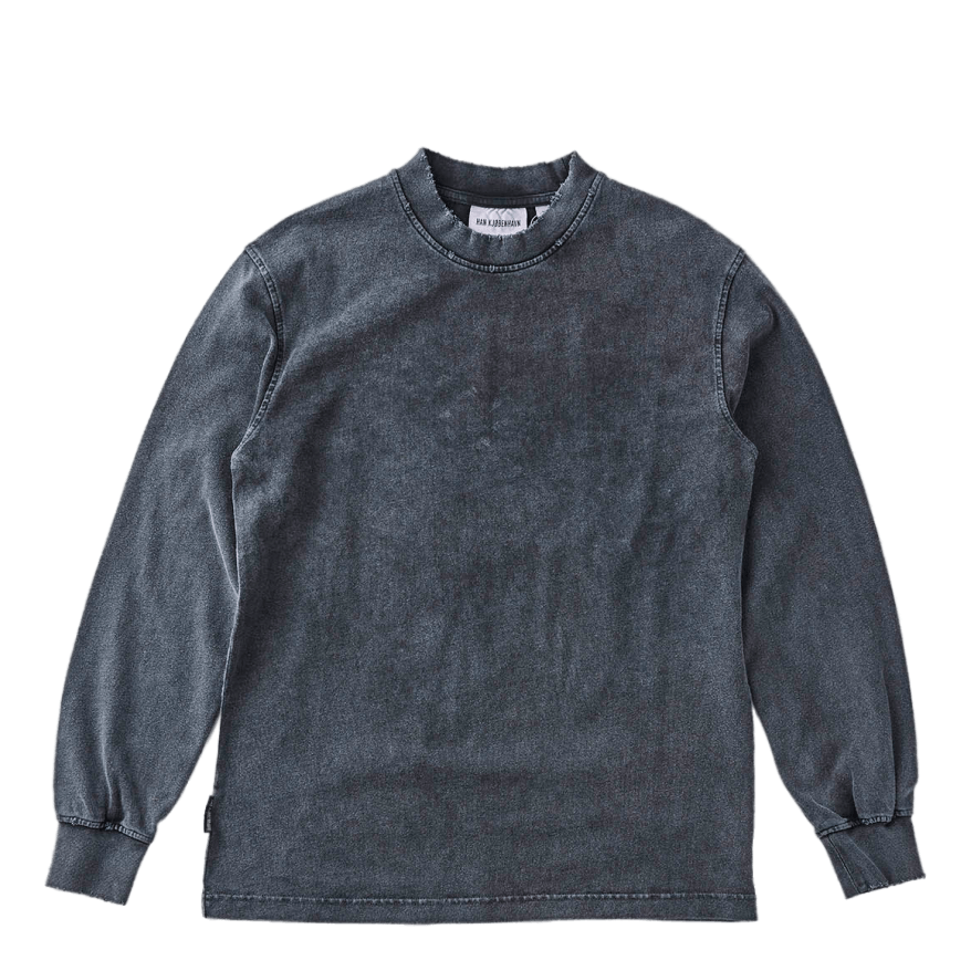 Distressed Tee Long Sleeve Distressed Dark Grey