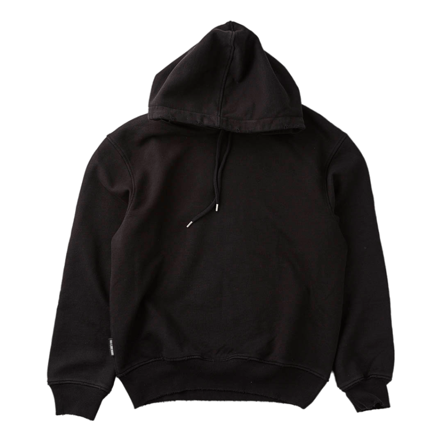 Distressed Hoodie Distressed Black