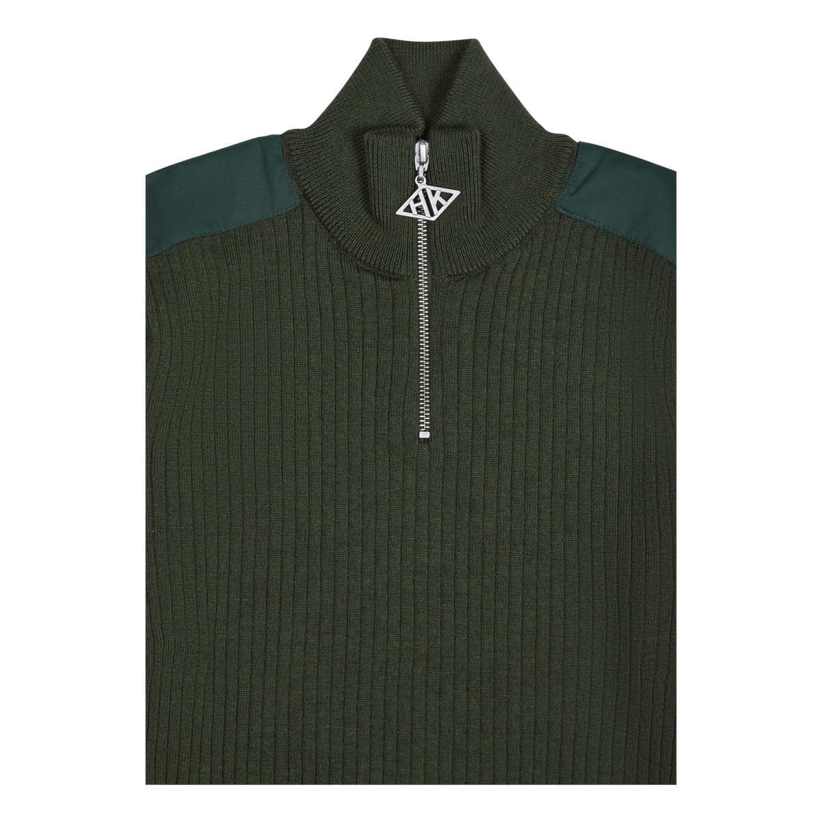 Zip Turtleneck Army Green